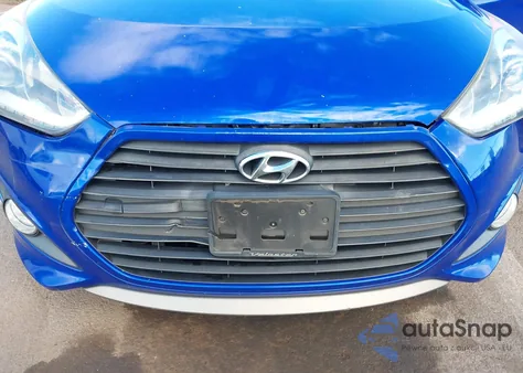 2015 Hyundai Veloster Turbo z USA, uszkodzony, nr VIN KMHTC6AEXFU224598